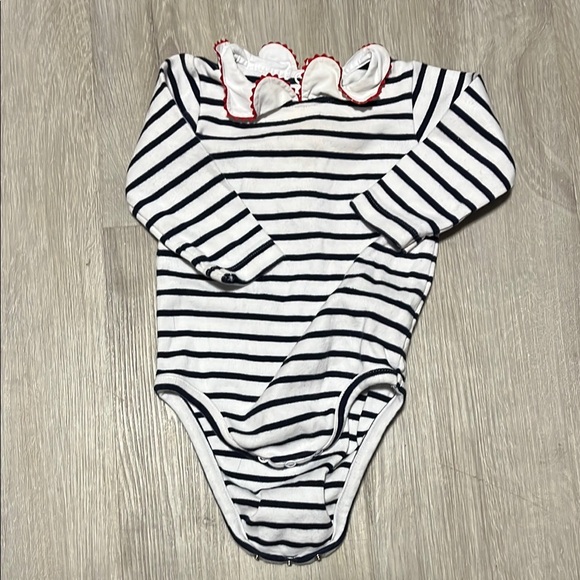 Jacadi Striped Black and White Kids One Piece 3-6M - Picture 1 of 1